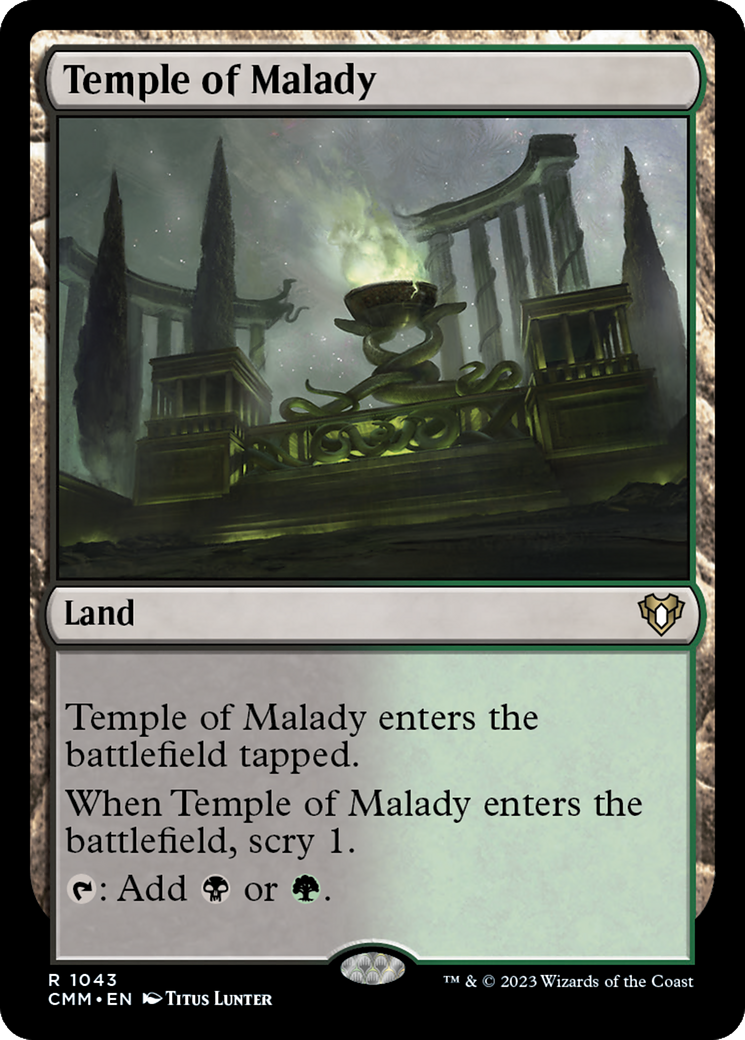 Image of Temple of Malady [Commander Masters]