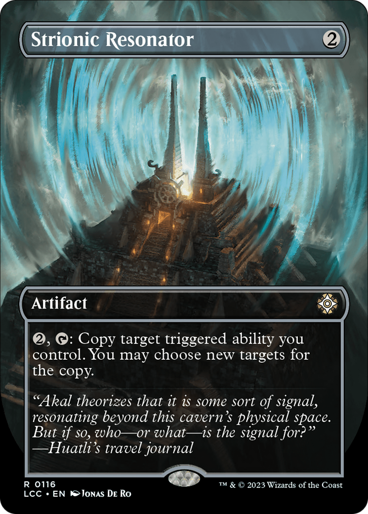 Image of Strionic Resonator (Borderless) [The Lost Caverns of Ixalan Commander]