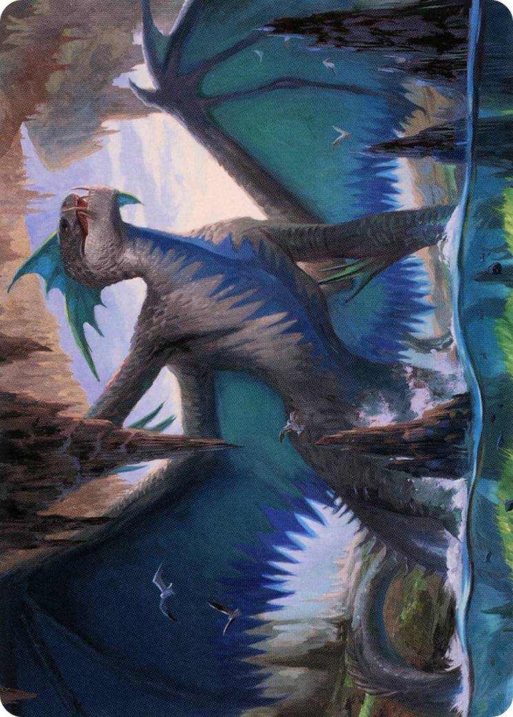 Image of Murktide Regent Art Card [Modern Horizons 2 Art Series]