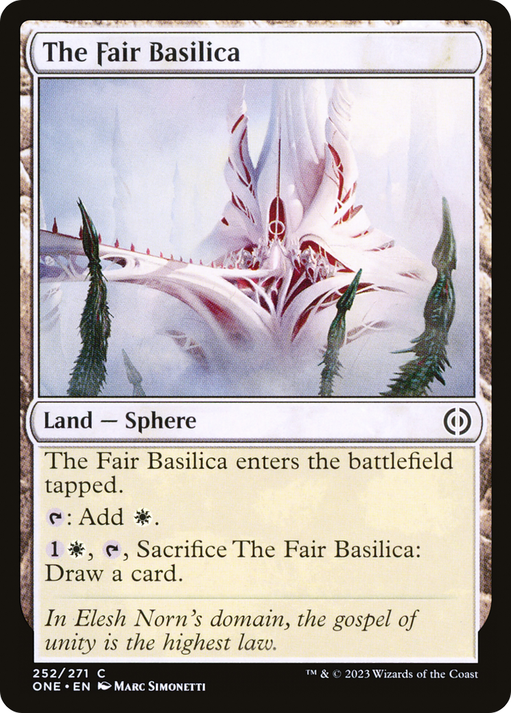 Image of The Fair Basilica [Phyrexia: All Will Be One]