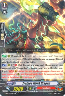 Image of Trainee Monk Dragon (G-BT09/033EN) [Divine Dragon Caper]