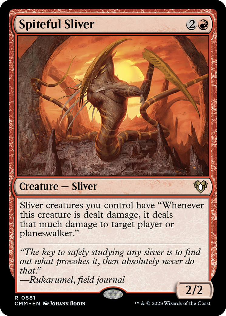Image of Spiteful Sliver [Commander Masters]