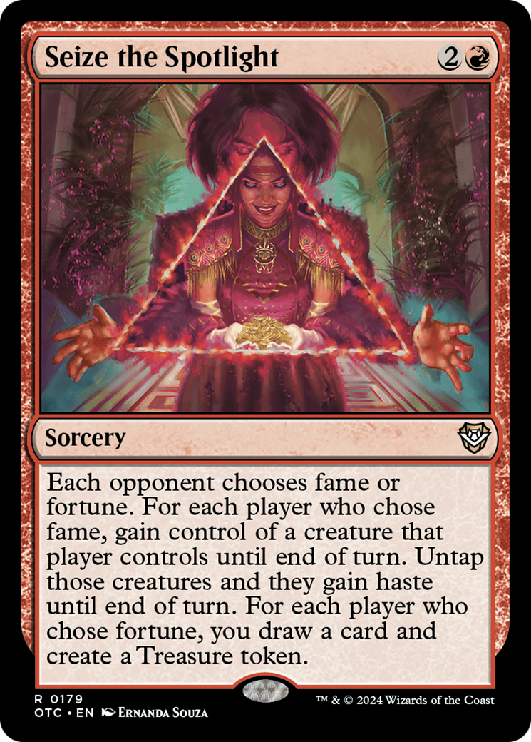 Image of Seize the Spotlight [Outlaws of Thunder Junction Commander]