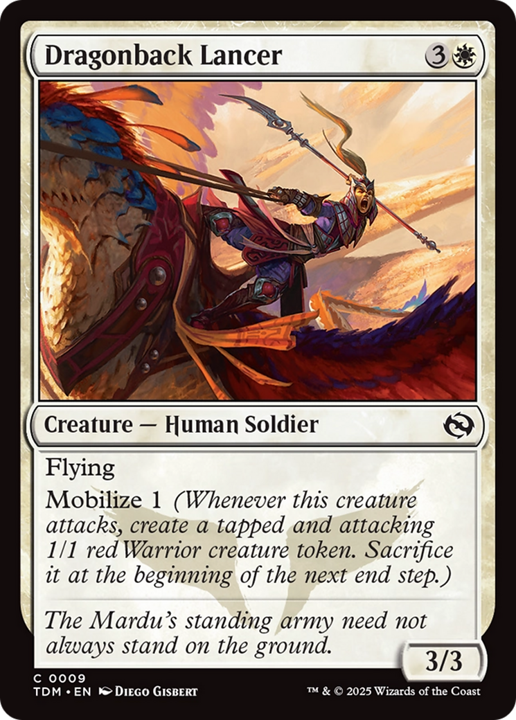 Image of Dragonback Lancer [Tarkir: Dragonstorm]