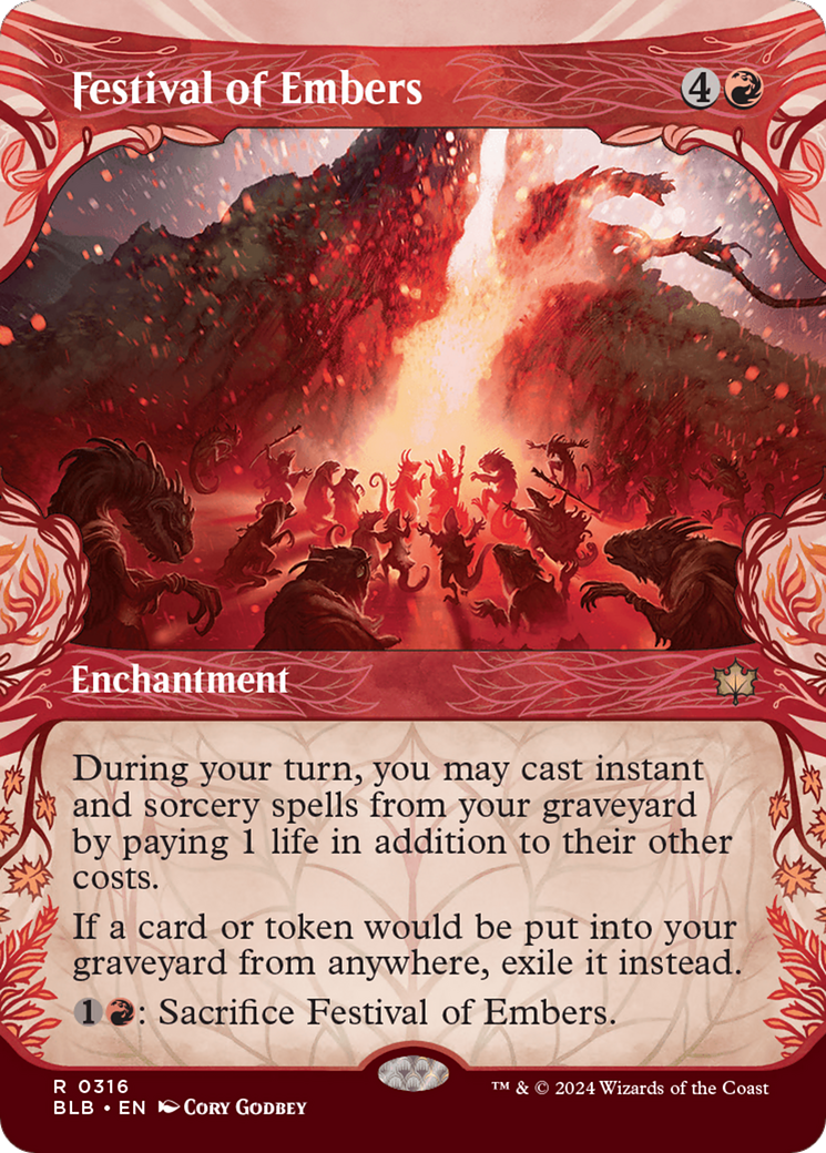 Image of Festival of Embers (Showcase) [Bloomburrow]