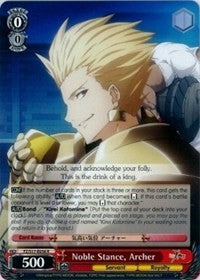 Image of Noble Stance, Archer (FZ/S17-E058 R) [Fate/Zero]