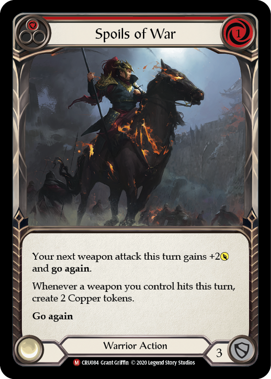 Image of Spoils of War [CRU084] (Crucible of War)  1st Edition Normal