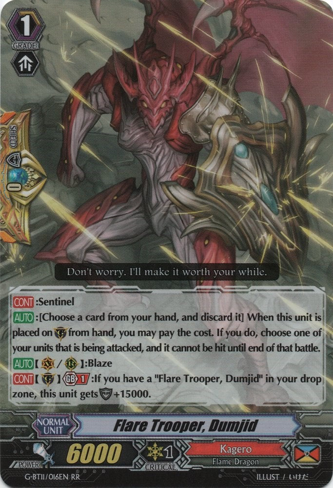 Image of Flare Trooper, Dumjid (G-BT11/016EN) [Demonic Advent]