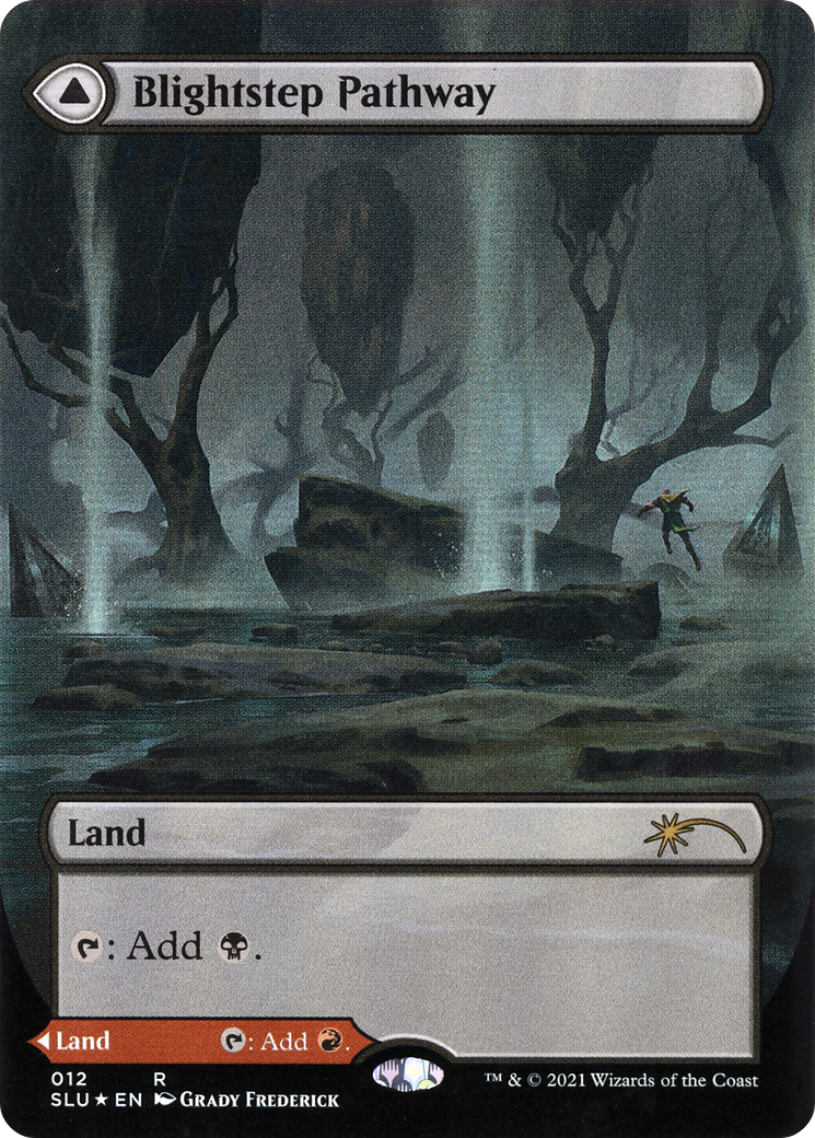 Image of Blightstep Pathway // Searstep Pathway (Borderless) [Secret Lair: Ultimate Edition 2]