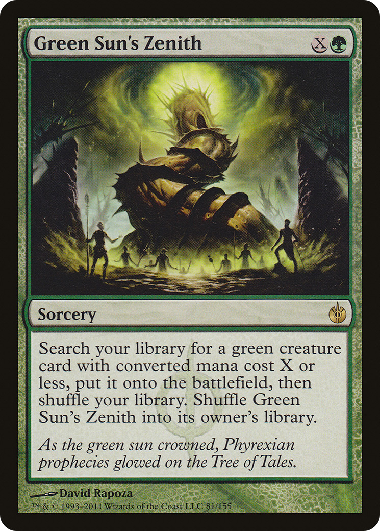 Image of Green Sun's Zenith [Mirrodin Besieged]