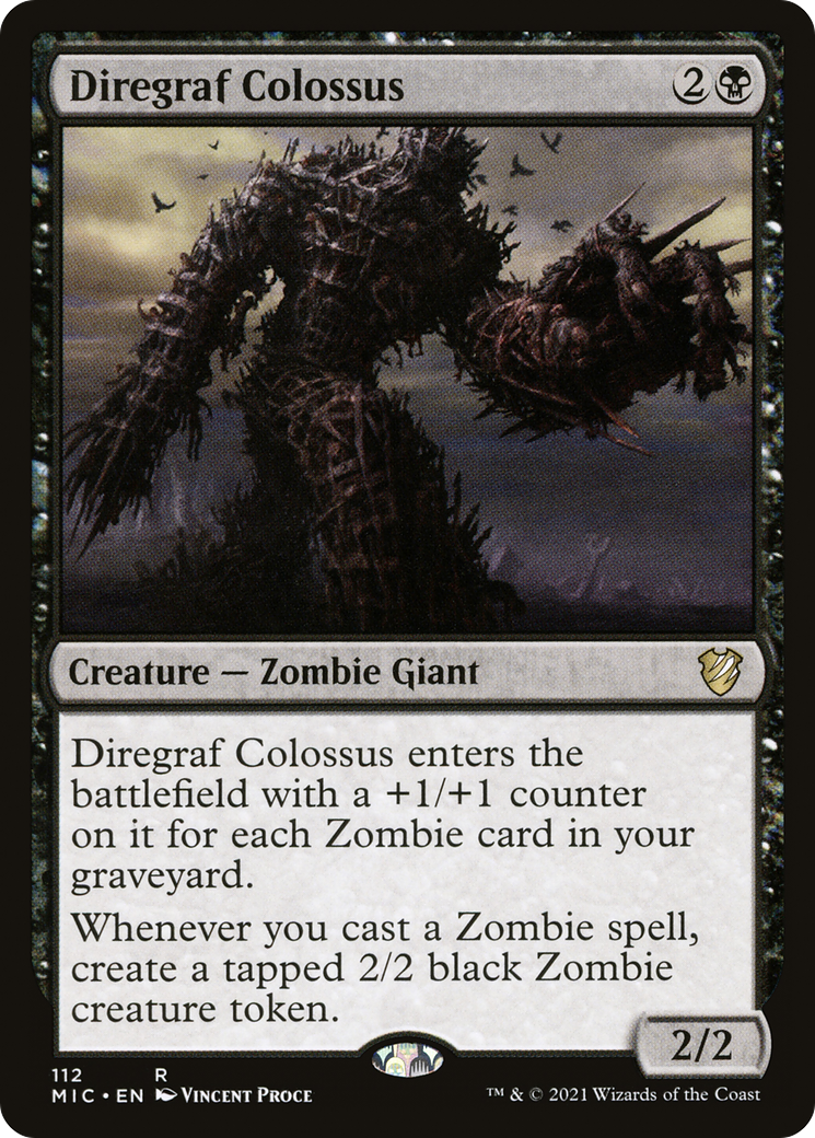 Image of Diregraf Colossus [Innistrad: Midnight Hunt Commander]