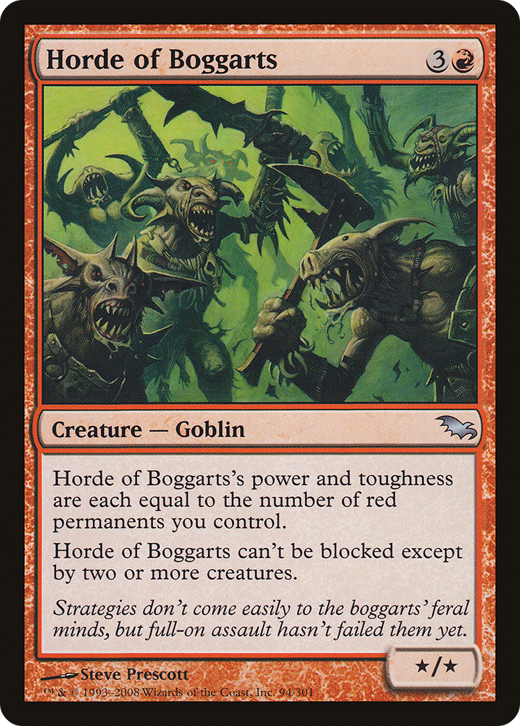Image of Horde of Boggarts [Shadowmoor]
