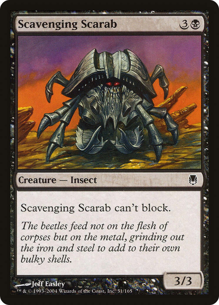 Image of Scavenging Scarab [Darksteel]