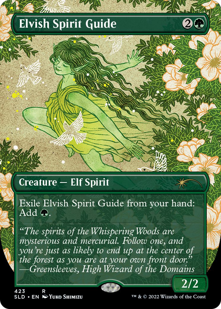 Image of Elvish Spirit Guide (Borderless) [Secret Lair Drop Series]