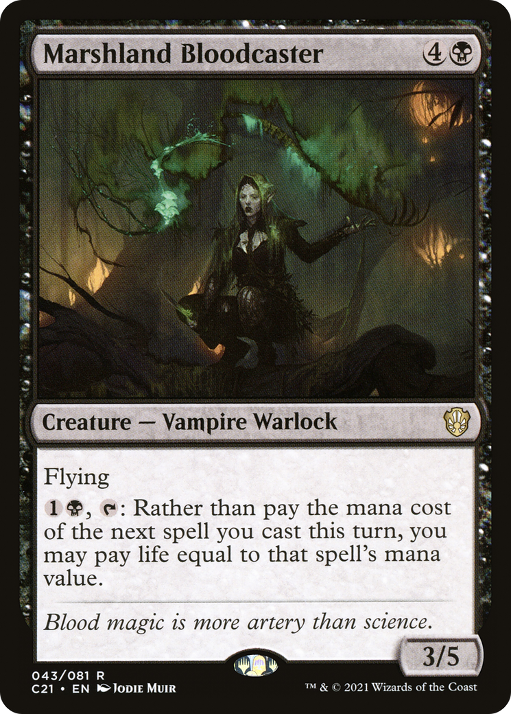 Image of Marshland Bloodcaster [Commander 2021]