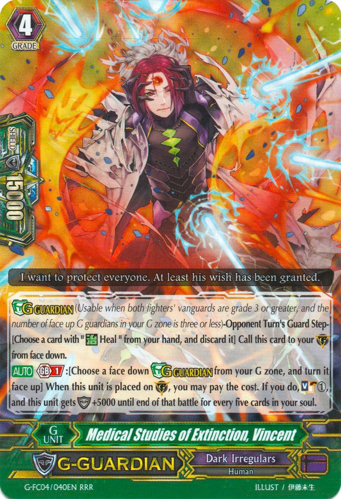 Image of Medical Studies of Extinction, Vincent (G-FC04/040EN) [Fighters Collection 2017]
