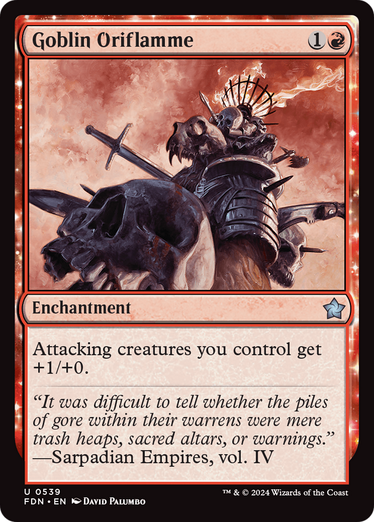 Image of Goblin Oriflamme [Foundations]