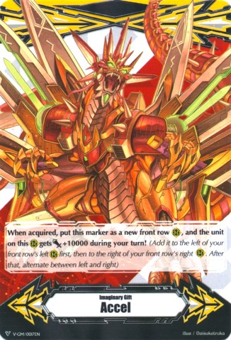Image of Imaginary Gift [Accel] - Ravenous Dragon, Gigarex (V-GM/0017EN) [Gift Markers]