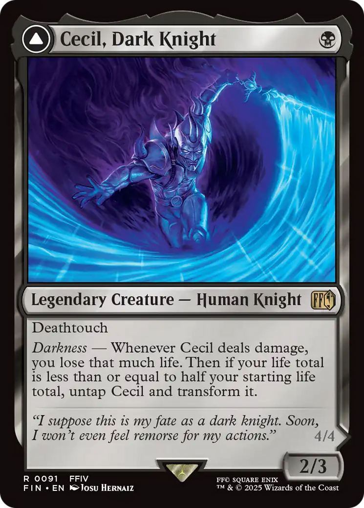 Image of Cecil, Dark Knight // Cecil, Redeemed Paladin [FINAL FANTASY]