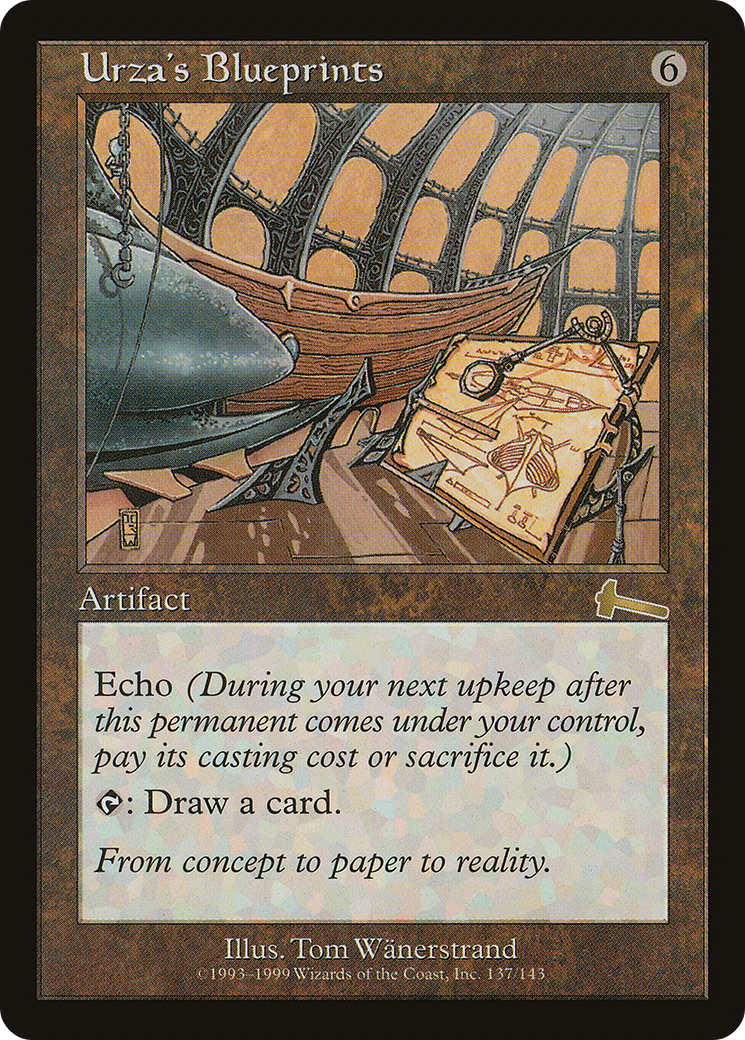 Image of Urza's Blueprints [Urza's Legacy]