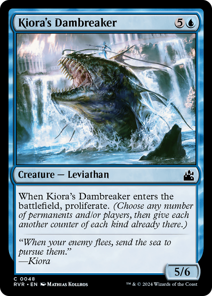 Image of Kiora's Dambreaker [Ravnica Remastered]