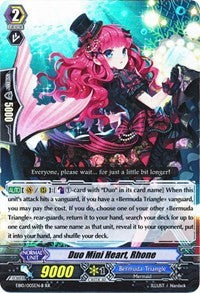 Image of Duo Mini Heart, Rhone (Black) (EB10/005EN-B) [Divas Duet]