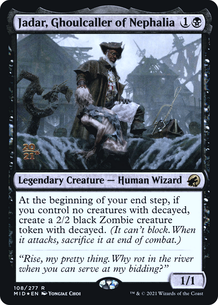 Image of Jadar, Ghoulcaller of Nephalia [Innistrad: Midnight Hunt Prerelease Promos]