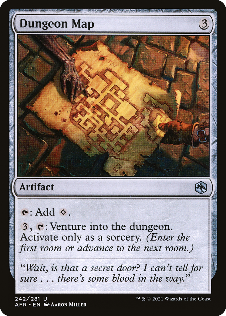 Image of Dungeon Map [Dungeons & Dragons: Adventures in the Forgotten Realms]