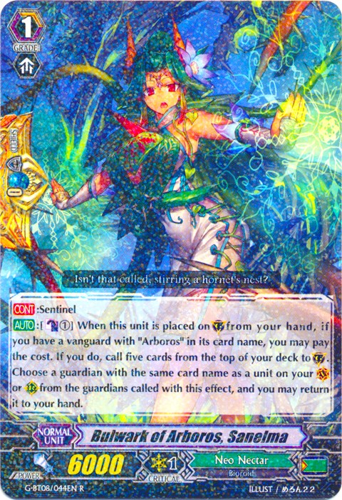 Image of Bulwark of Arboros, Sanelma (G-BT08/044EN) [Absolute Judgment]