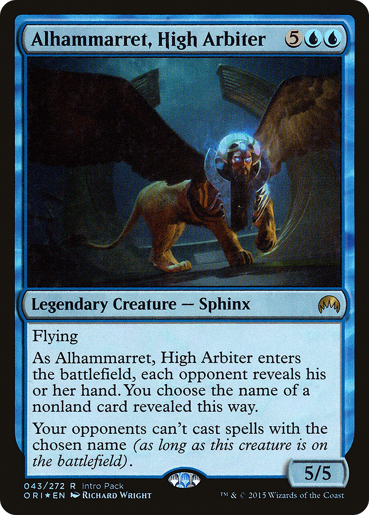 Image of Alhammarret, High Arbiter (Intro Pack) [Magic Origins Promos]