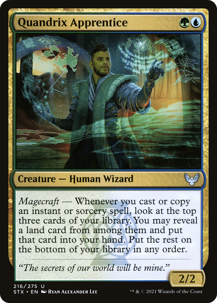 Image of Quandrix Apprentice [Strixhaven: School of Mages]