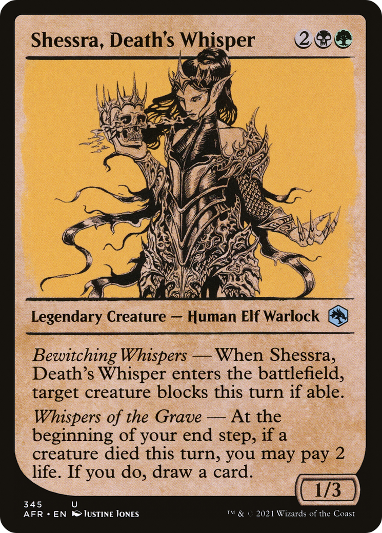 Image of Shessra, Death's Whisper (Showcase) [Dungeons & Dragons: Adventures in the Forgotten Realms]