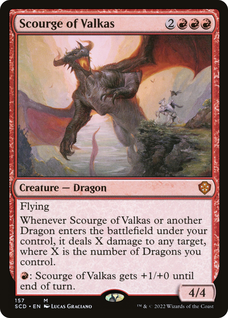 Image of Scourge of Valkas [Starter Commander Decks]