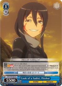 Image of Look of a Sadist, Pitohui (GGO/S59-E075 R) [Gun Gale Online]