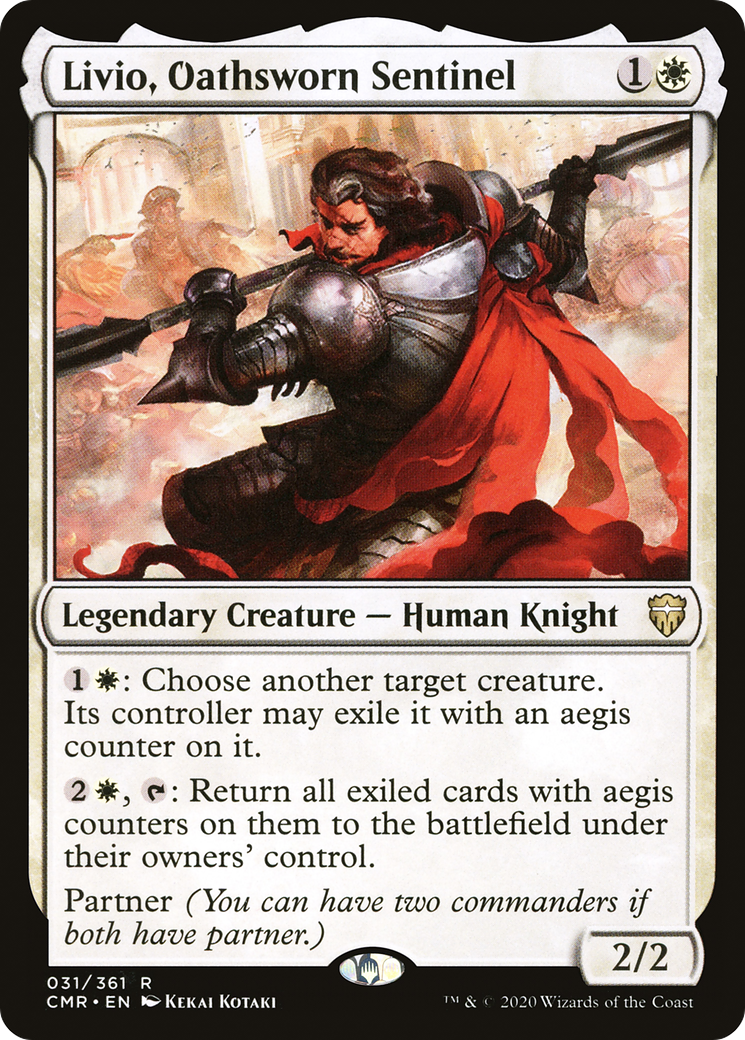 Image of Livio, Oathsworn Sentinel [Commander Legends]