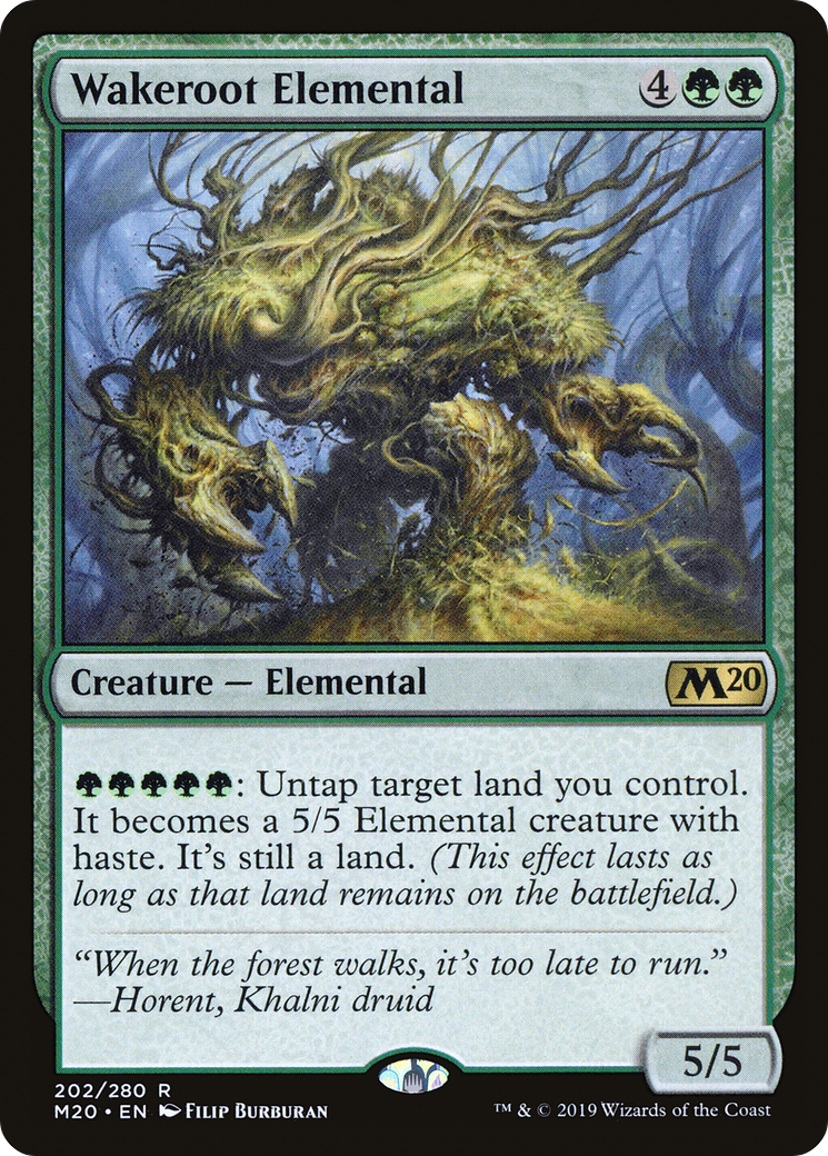 Image of Wakeroot Elemental [Core Set 2020]