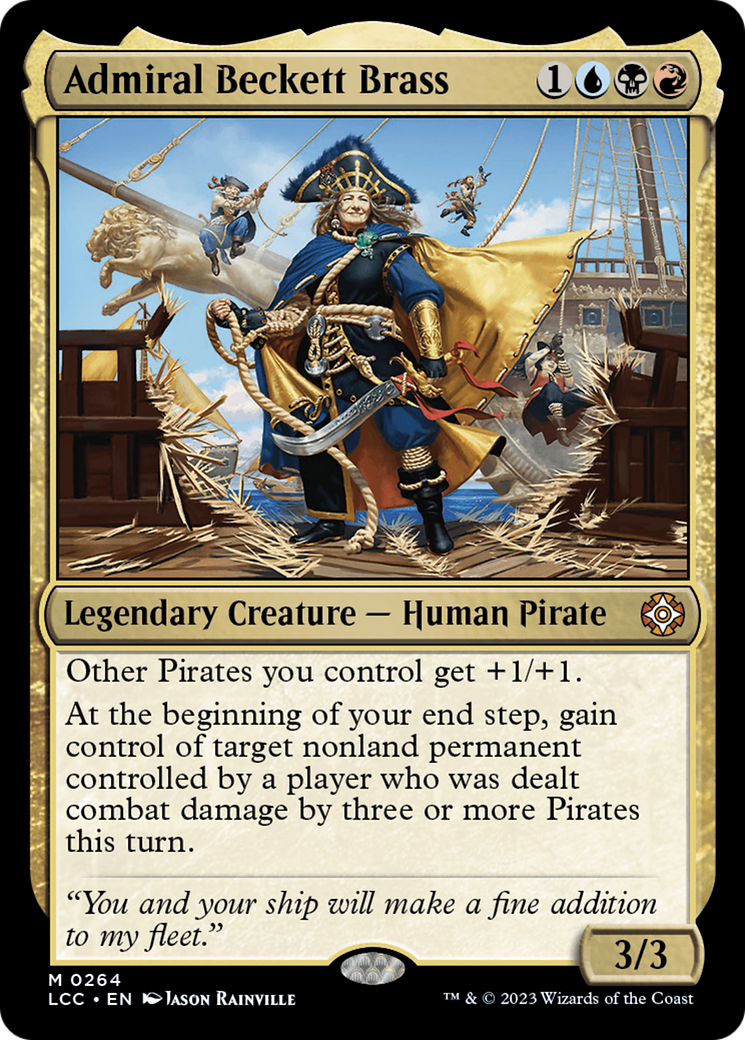 Image of Admiral Beckett Brass [The Lost Caverns of Ixalan Commander]