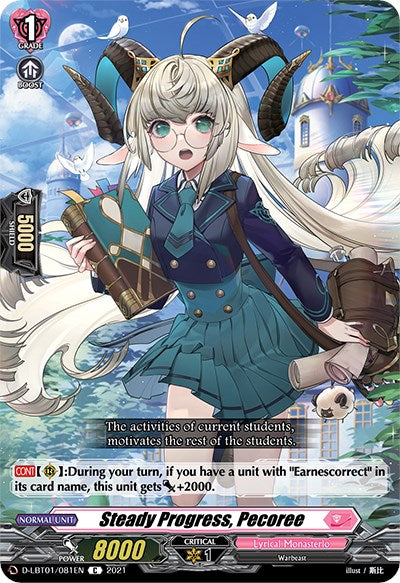 Image of Steady Progress, Pecoree (D-LBT01/081EN) [Lyrical Melody]
