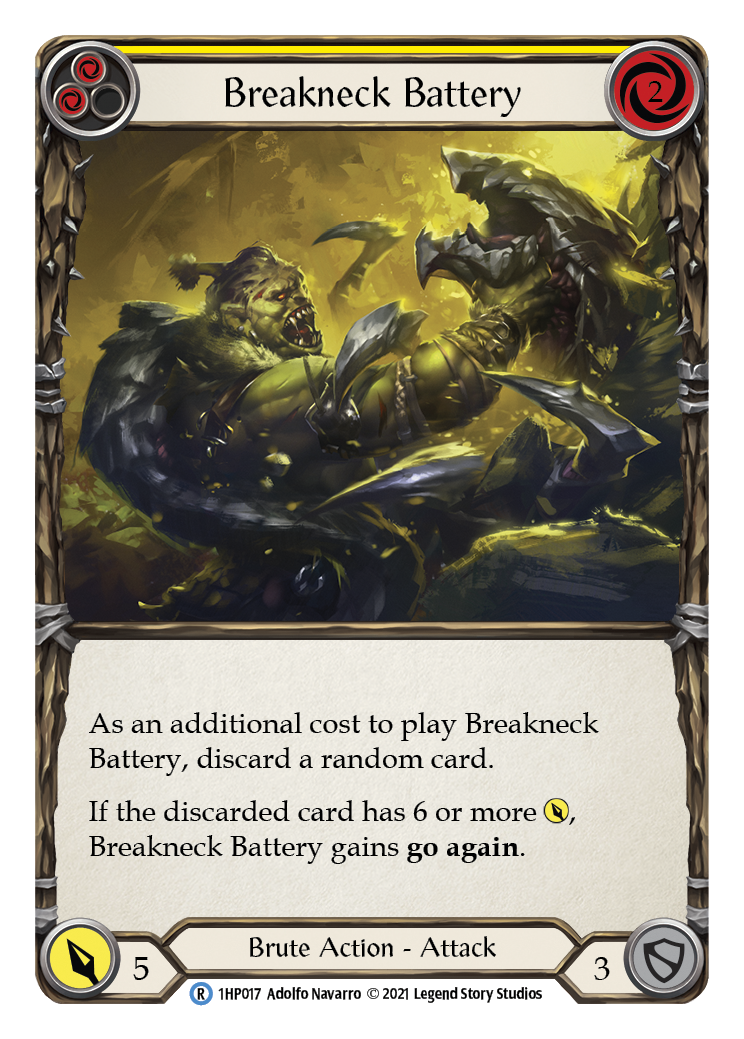 Image of Breakneck Battery (Yellow) [1HP017] (History Pack 1)