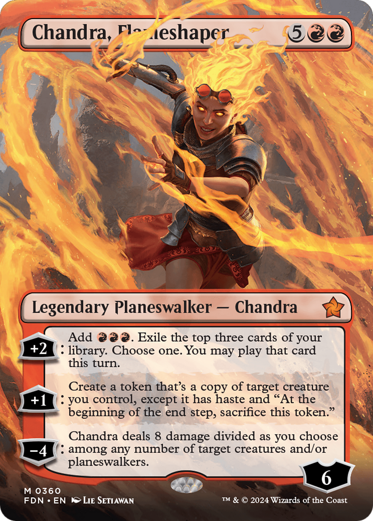 Image of Chandra, Flameshaper (Borderless) [Foundations]