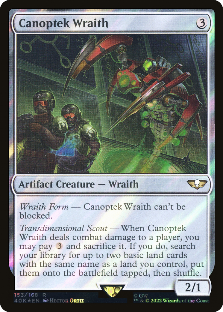 Image of Canoptek Wraith (Surge Foil) [Warhammer 40,000]