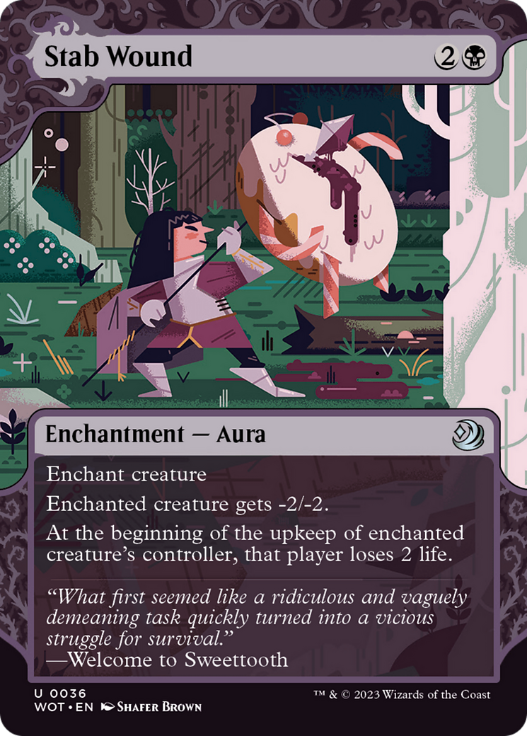 Image of Stab Wound [Wilds of Eldraine: Enchanting Tales]