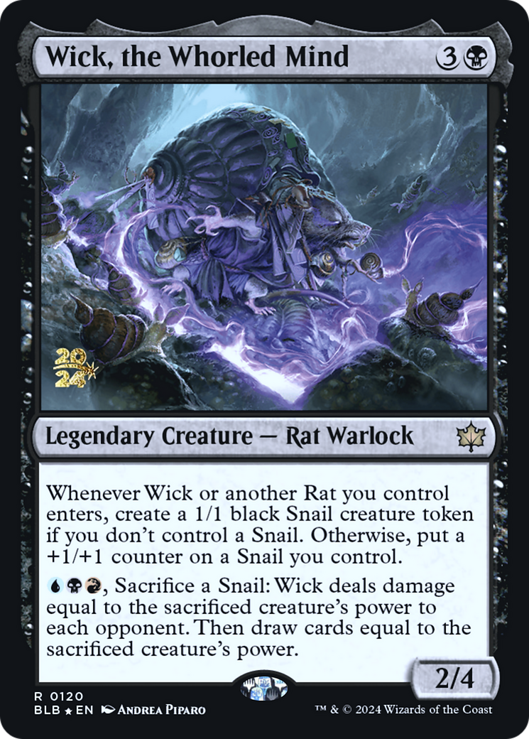 Image of Wick, the Whorled Mind [Bloomburrow Prerelease Promos]