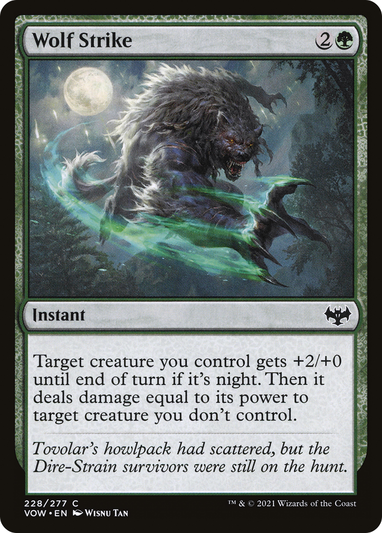 Image of Wolf Strike [Innistrad: Crimson Vow]