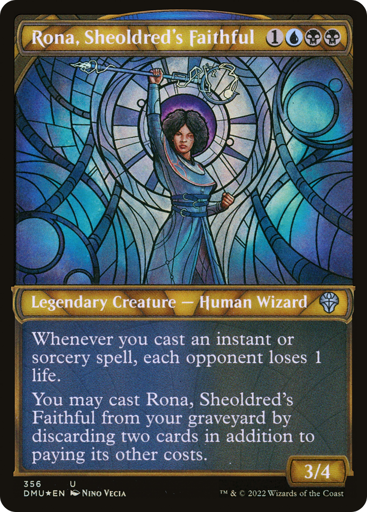 Image of Rona, Sheoldred's Faithful (Showcase Textured) [Dominaria United]