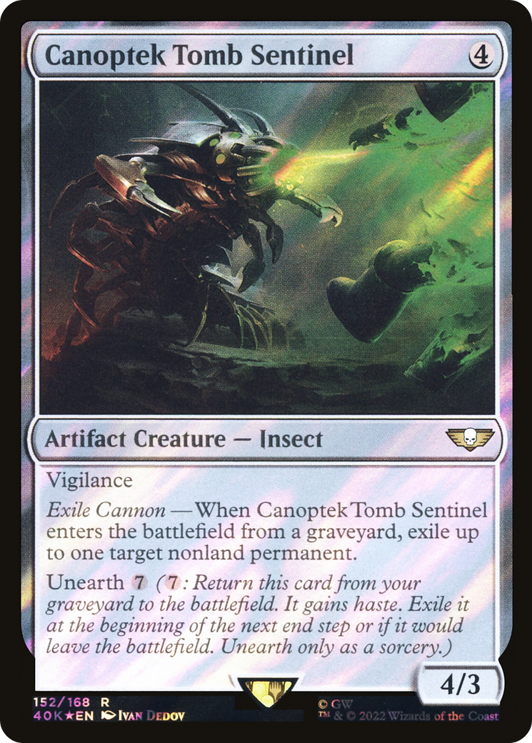 Image of Canoptek Tomb Sentinel (Surge Foil) [Warhammer 40,000]
