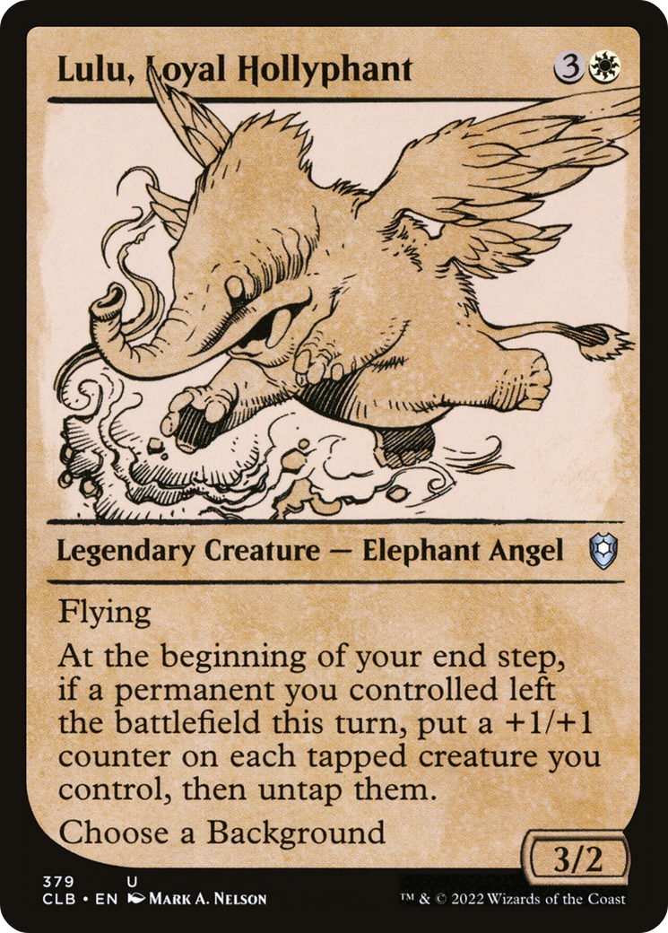 Image of Lulu, Loyal Hollyphant (Showcase) [Commander Legends: Battle for Baldur's Gate]