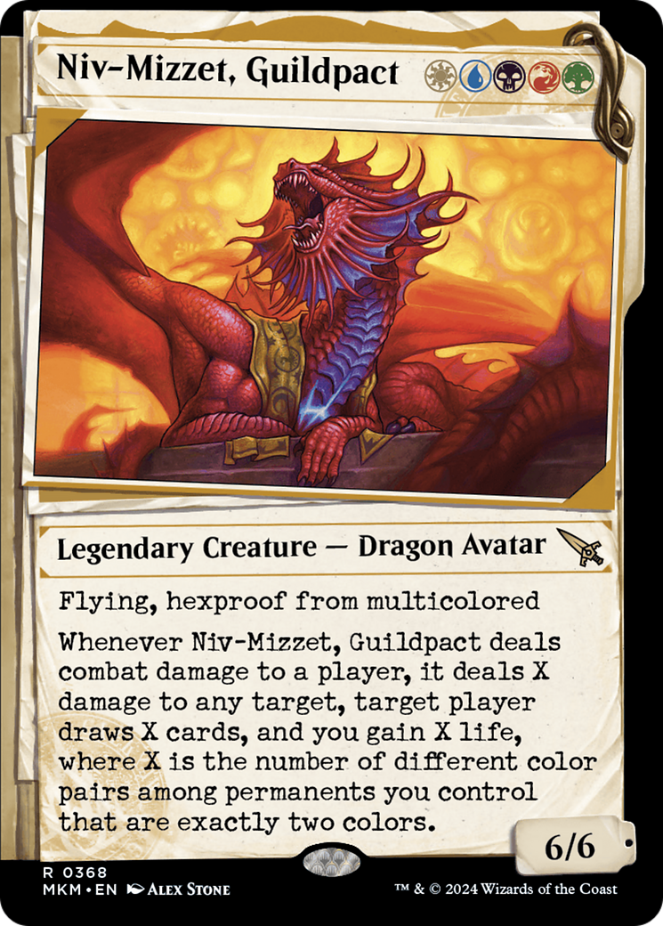 Image of Niv-Mizzet, Guildpact (Showcase) (368) [Murders at Karlov Manor]