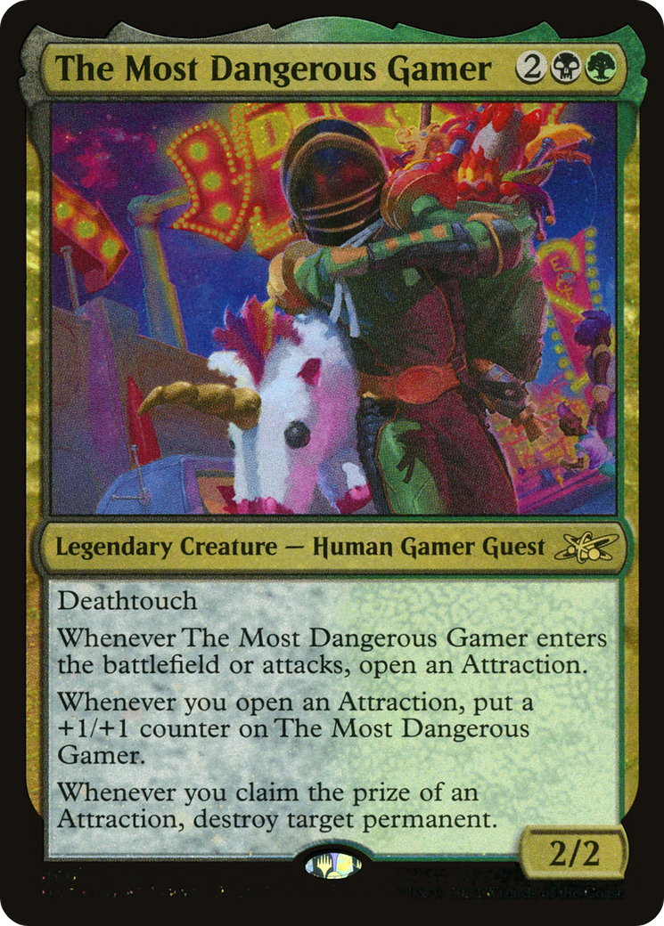 Image of The Most Dangerous Gamer (Galaxy Foil) [Unfinity]