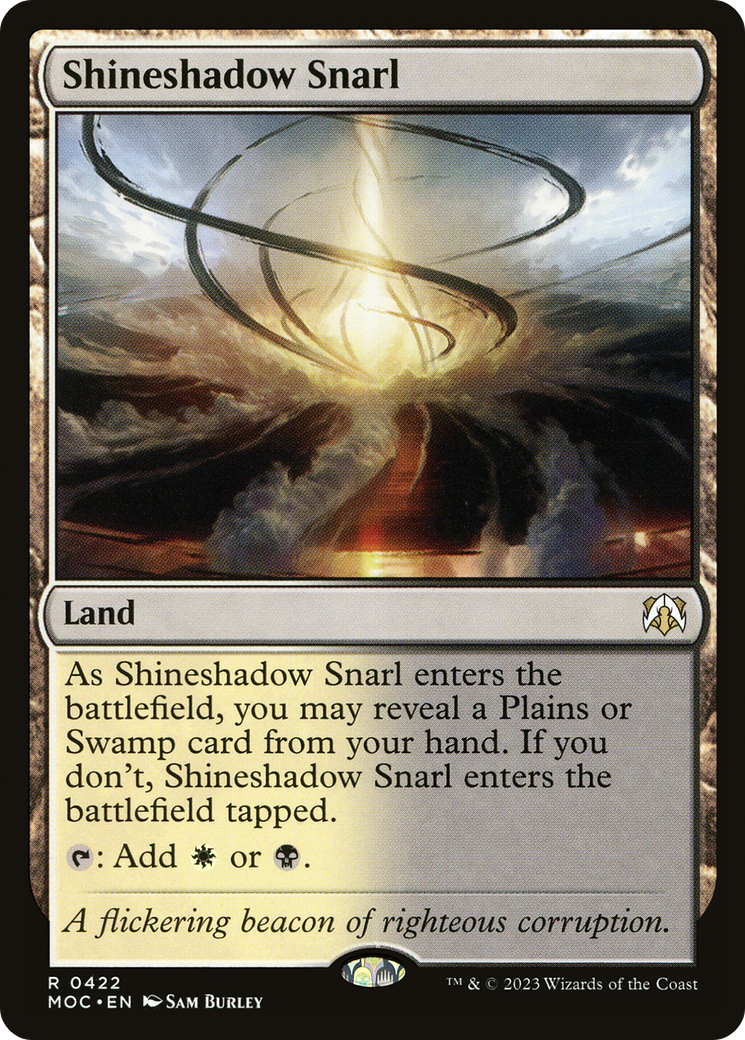 Image of Shineshadow Snarl [March of the Machine Commander]